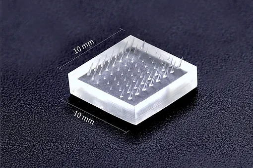 3D PDMS Microneedles