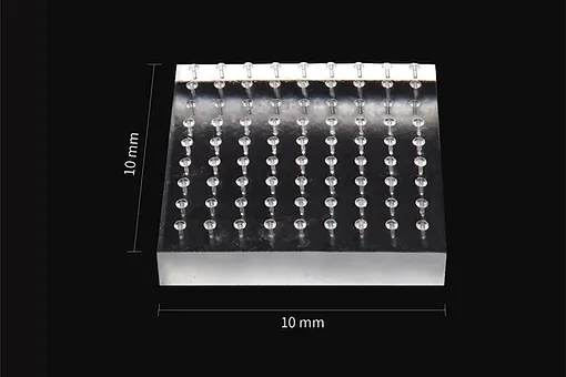 3D PDMS Biomimetic scaffold